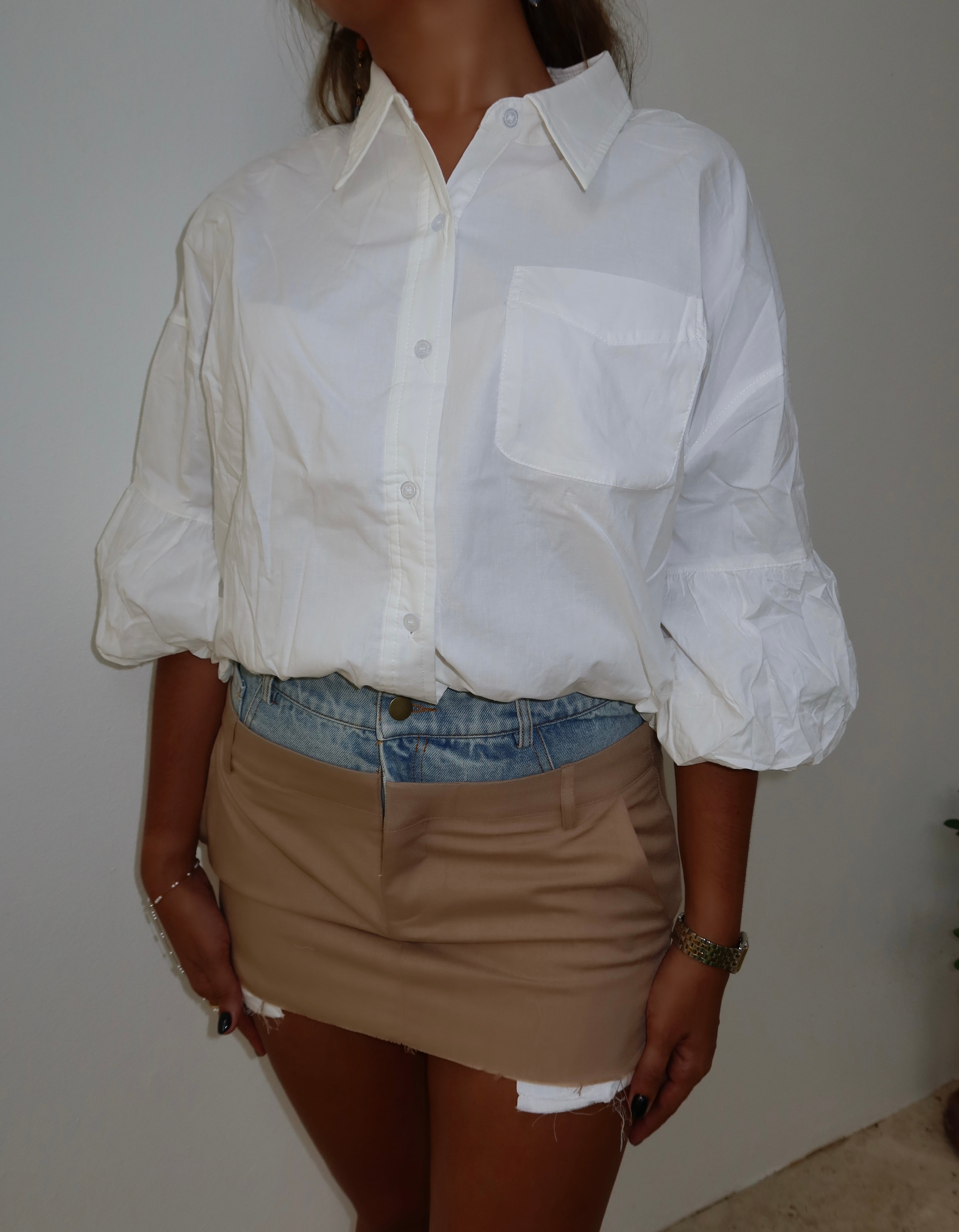 Diana White Blouse