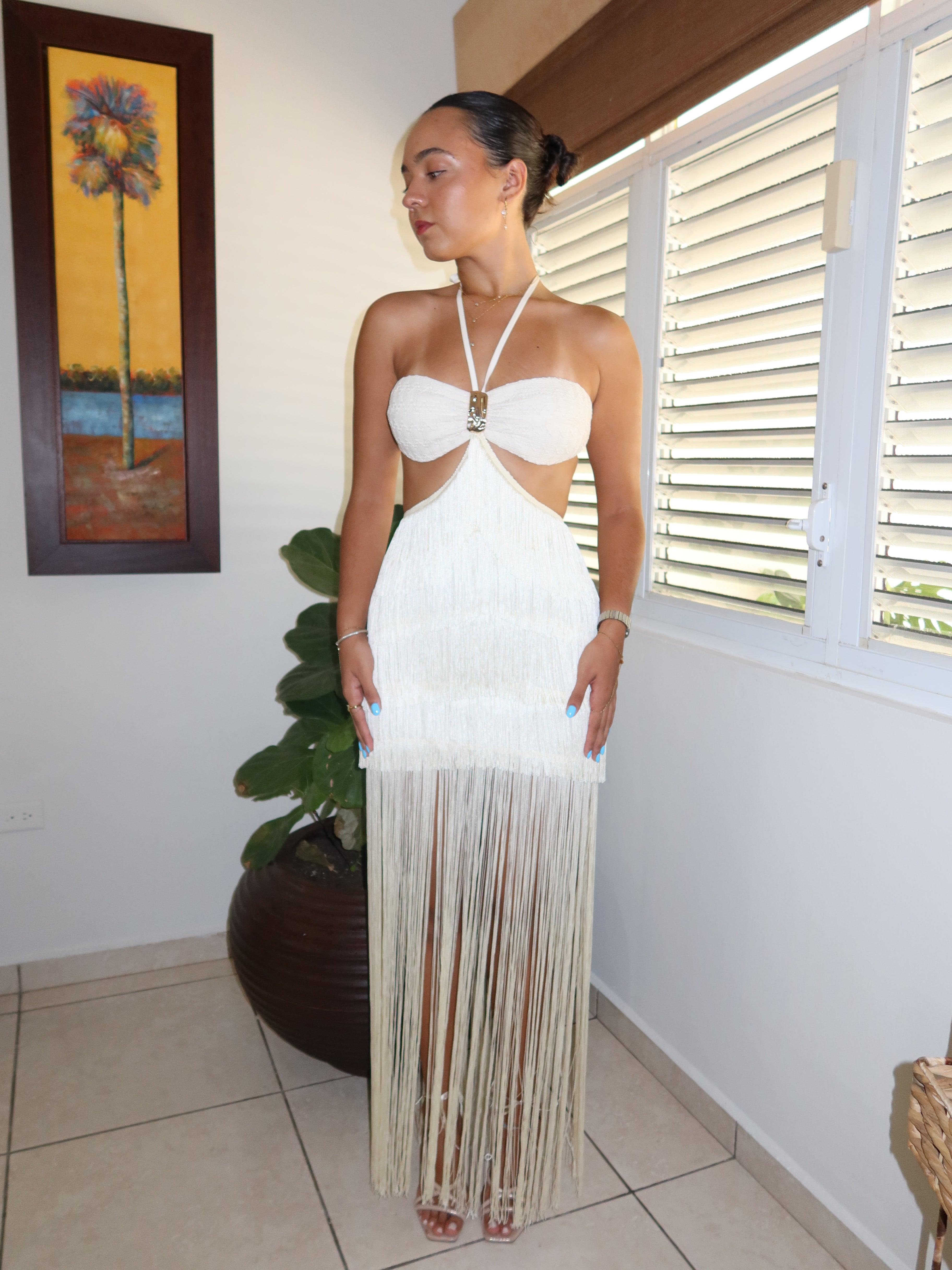 Isla Fringe Dress
