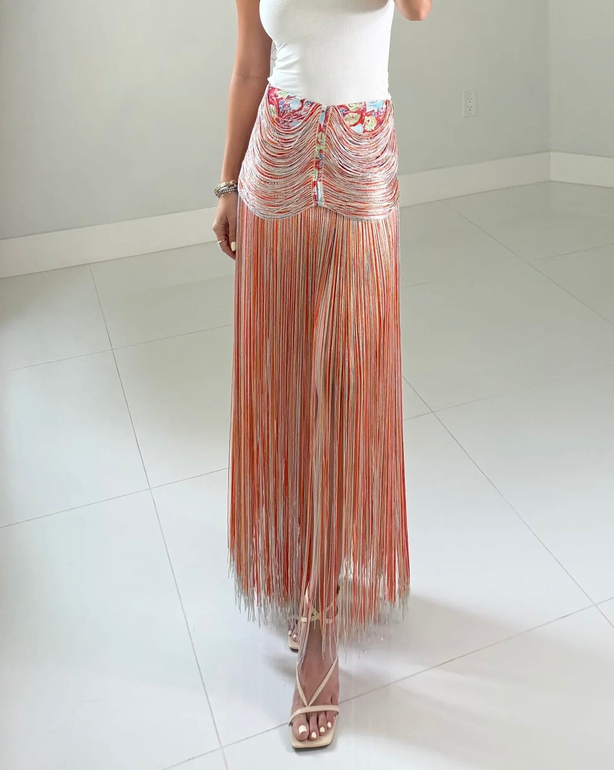 Viral Fringe Skort